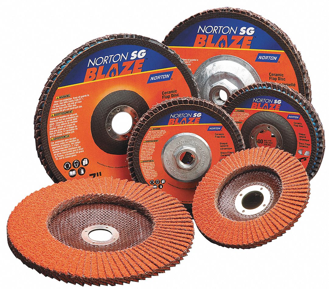 Arbor Mount Flap Disc, 4-1/2in, 40, Coarse