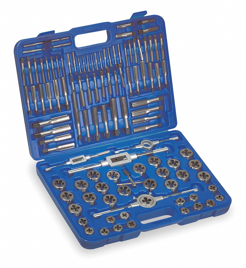 Tap/Die Set, 110 PC, HSS