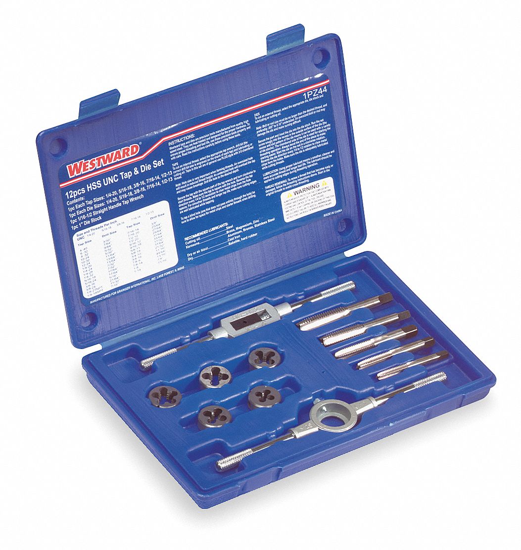 Tap/Die Set, 12 Pieces