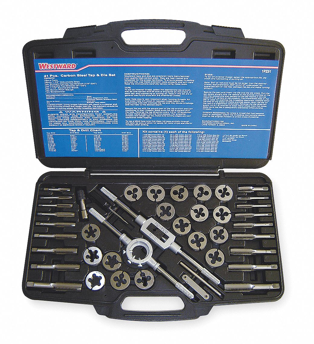 Tap/Die Set, 41 Pieces