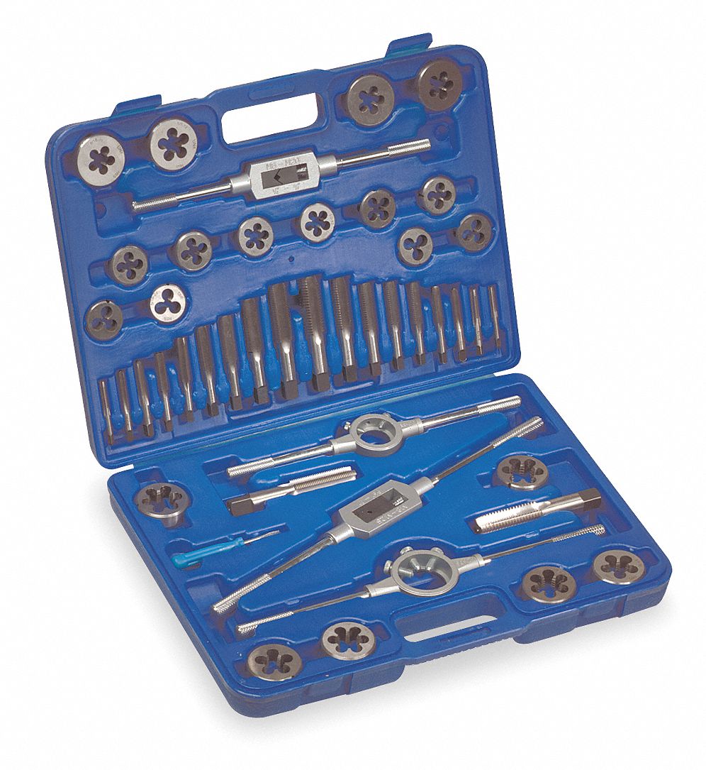 Tap/Die Set, 45 PC, HSS