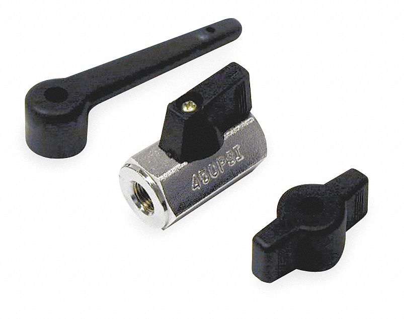 Mini Ball Valve Kit, 3/8 In NPT F x F
