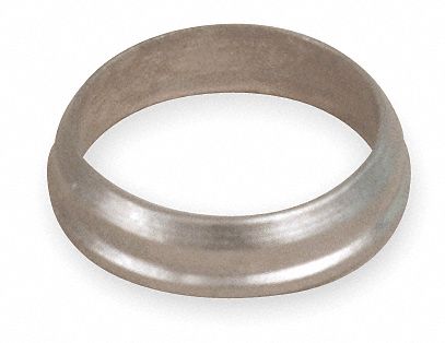 Back Ferrule, 1/4 In Tube Sz, 316 SS