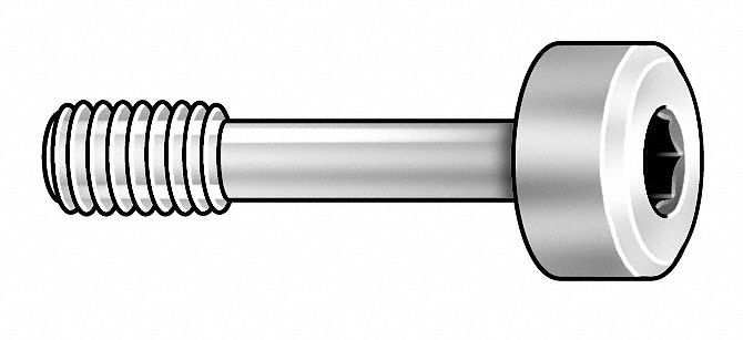 Panel Screw, Knurl, 10-32x1 1/2L, Pk5