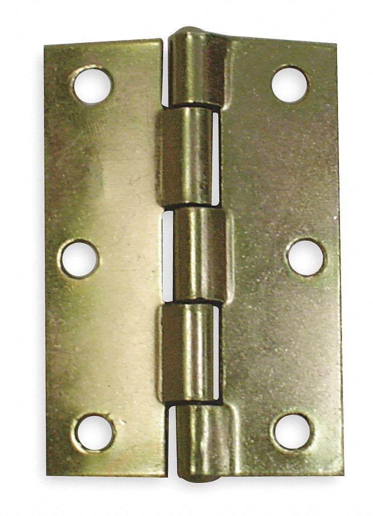 Utility Hinge, 3x2 In, Thick 0.045 In, PK 2
