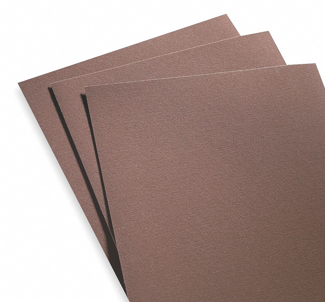 Sanding Sheet, 11x9 In, 120 G, AlO, PK50