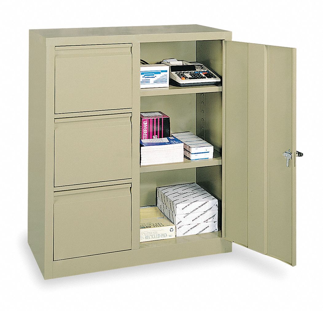 Cabinet, Combo File, 36Wx18D, Putty