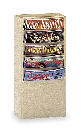 Magazine Display, 5 Compartments
