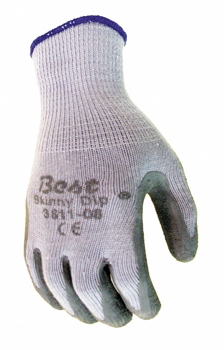 Coated Gloves, XL, Gray, PR