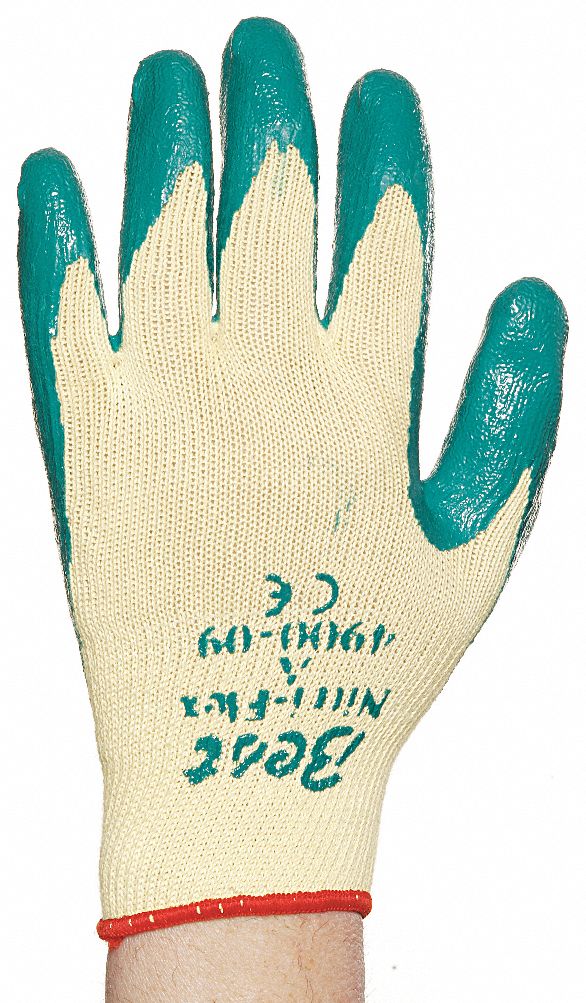 Cut Resistant Gloves, Yellow/Green, XL, PR