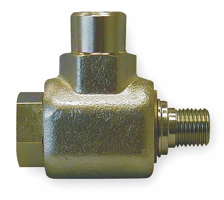 Swivel Joint, 1/4 In, Zinc Plated Steel