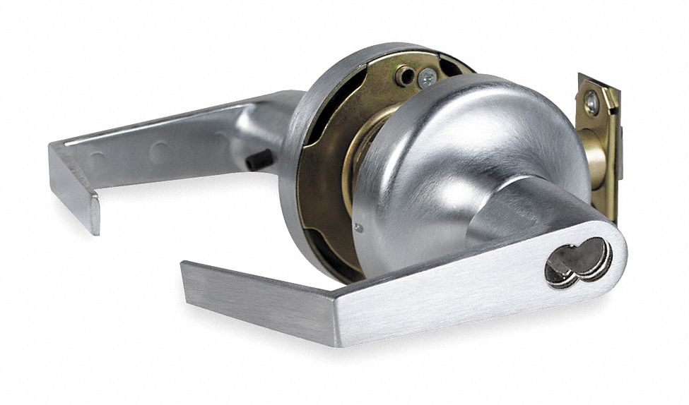 Lockset, Lever, 2 Grade