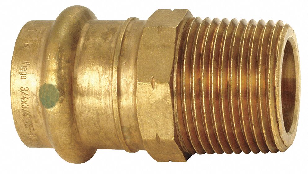 Adapter, 1 1/4 x 1 1/4 In, Bronze, 200 PSI