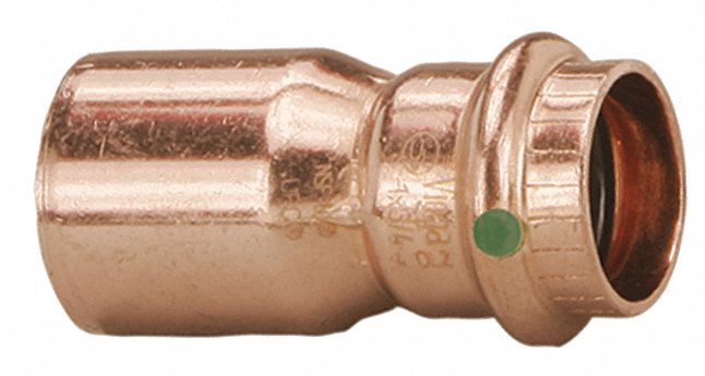 Reducer, 2 1/2 x 2 In, Copper, 200 PSI