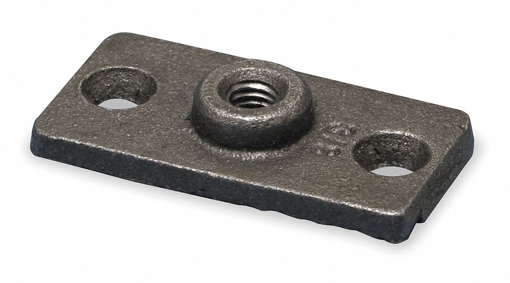 Ceiling or Wall Rod Hanger Plate, Copper