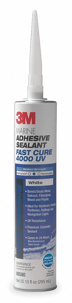 Marine Adhesive/Sealant, 4000, Cartridge