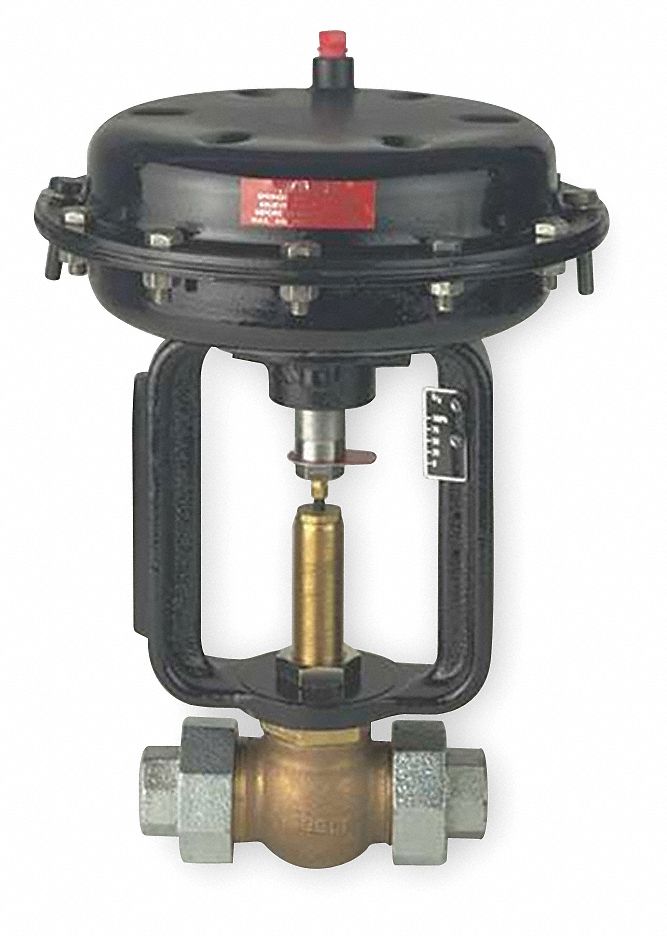 Pneumatic Globe Control Valve, 1 in.