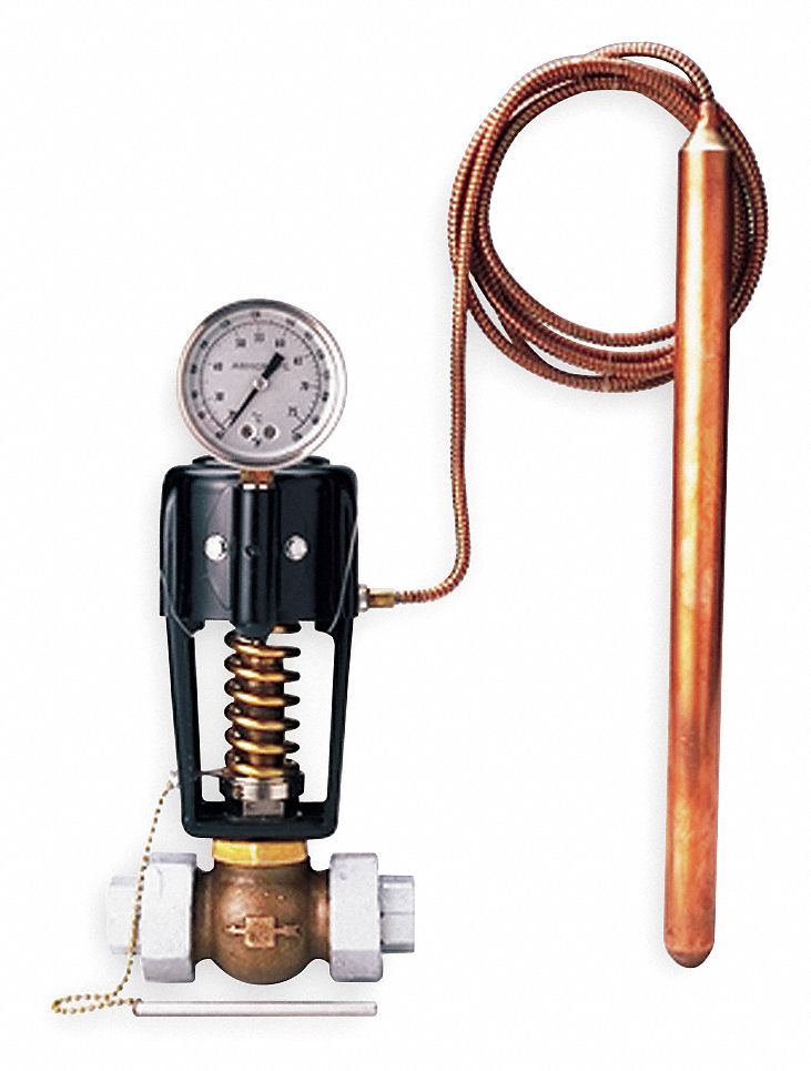 Rev. Acting Temp. Reg., 3/4 In, 90 psi