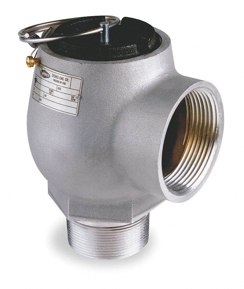 Relief Valve, 3 x 3 In, Setting 50 PSI