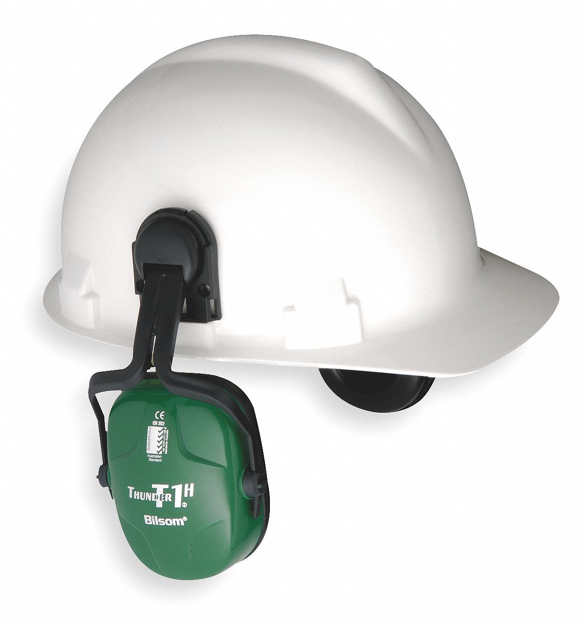 Cap-Mounted Ear Muff, 23dB, Green