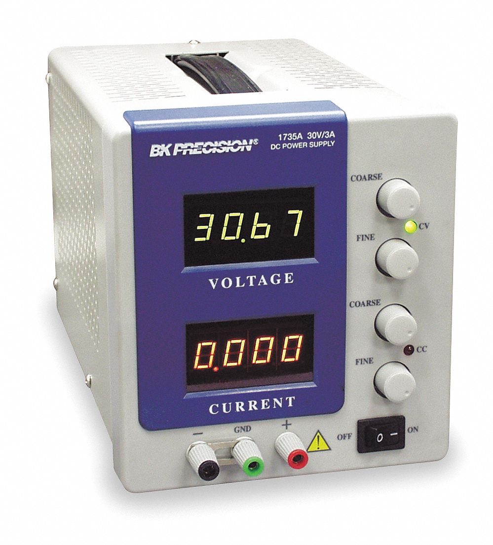 DC Power Supply, 0-30 Volts, 0-3 Amps