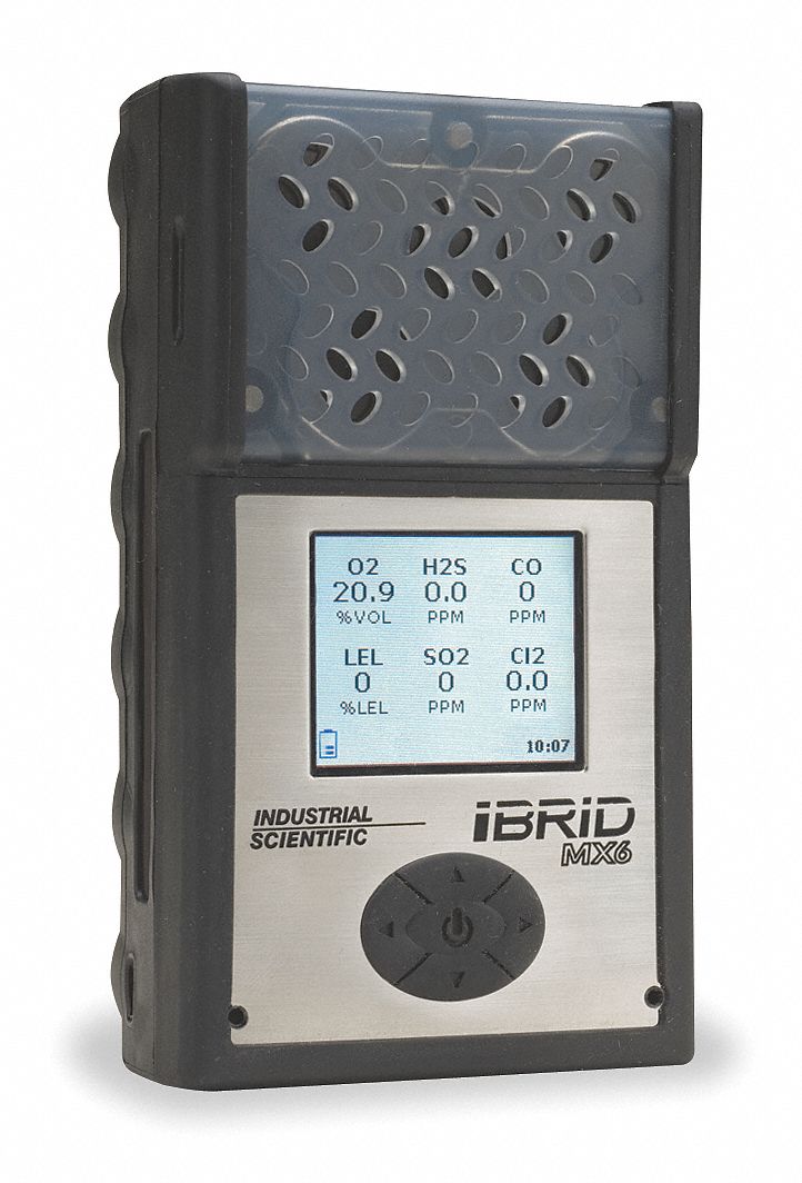 Multi-Gas Detector, 4 Gas, -4 to 131F, LCD