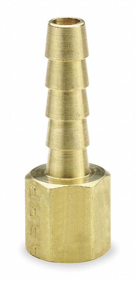 Hose Barb, Straight, 1/8 FNPT, 3/8 In Barb