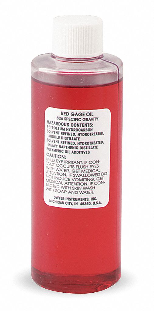 GAGE OIL, Red, 0.826 Specify Gravity