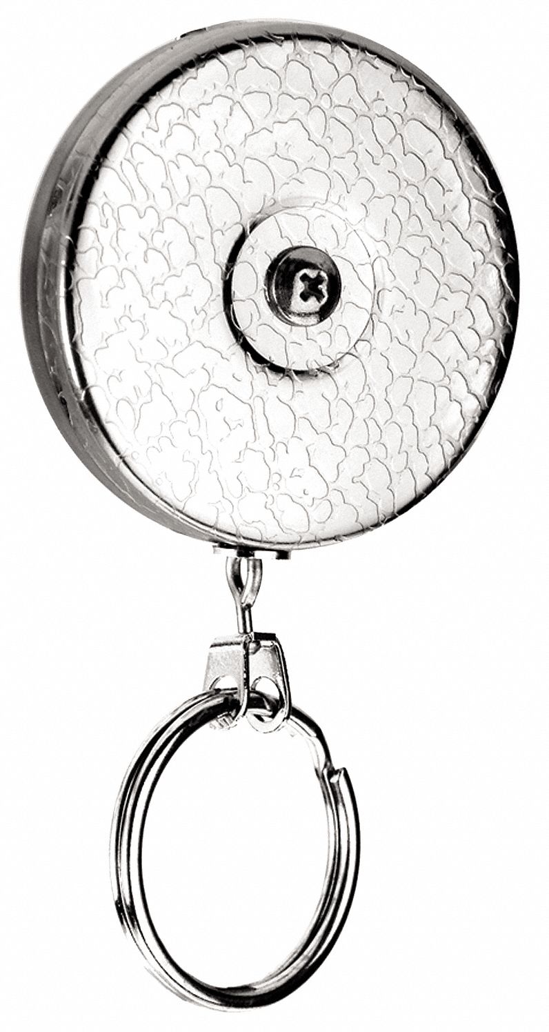 Key Reel, Chain, Clip Fits 2 In Belts