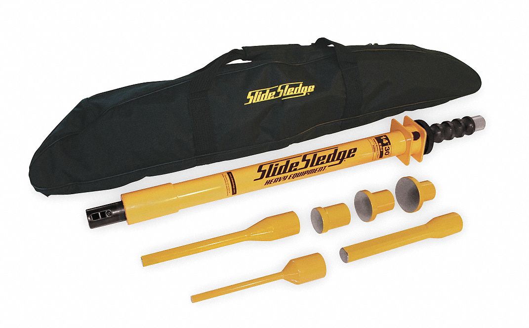 Slide Hammer Sledge, 14 Lb, 30 In, W/6 Tips