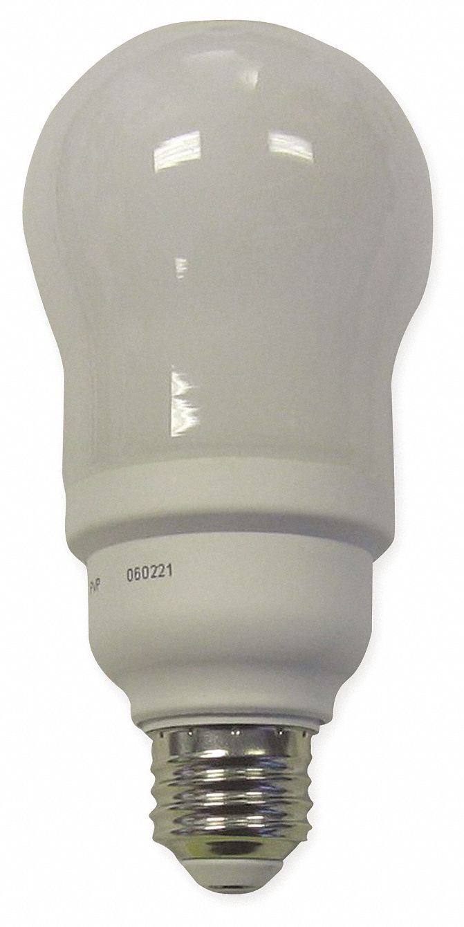Screw-In CFL, 15W, A19, Medium