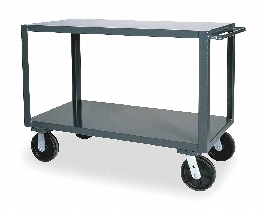 Utility Cart, Steel, 36 Lx24 W, 4000 lb.