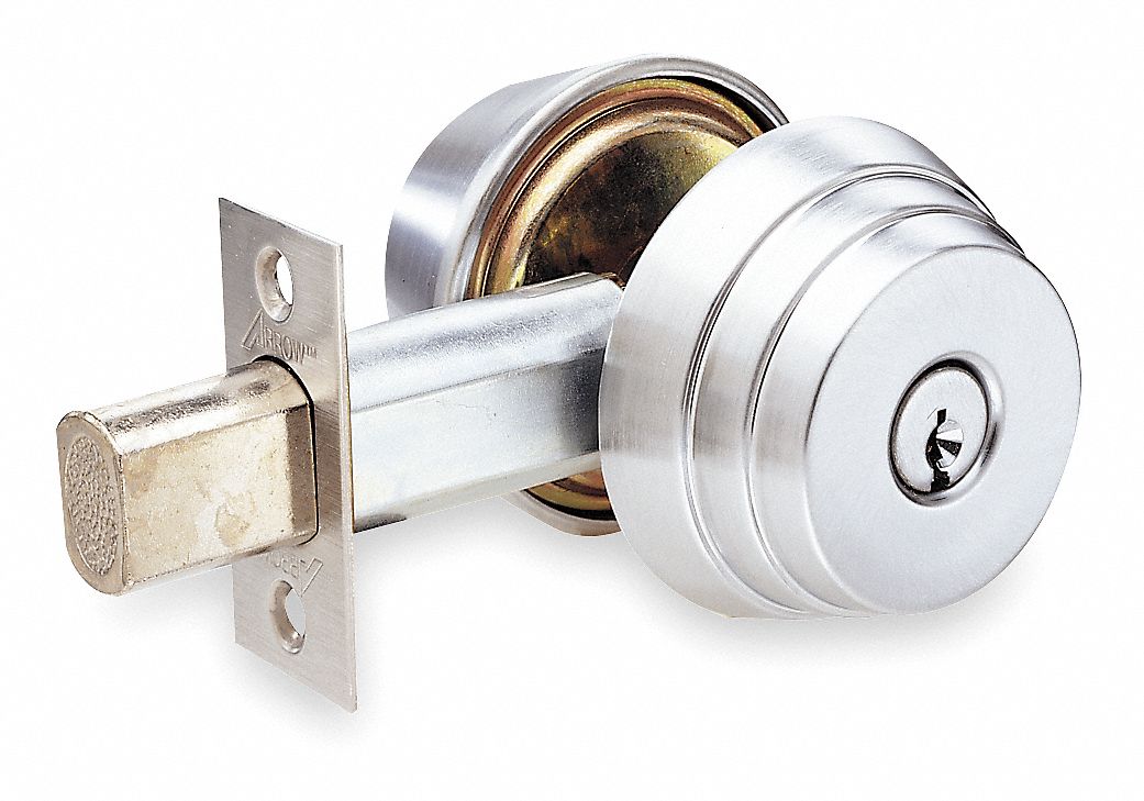 Double Cylinder, Medium Duty, Satin Chrome