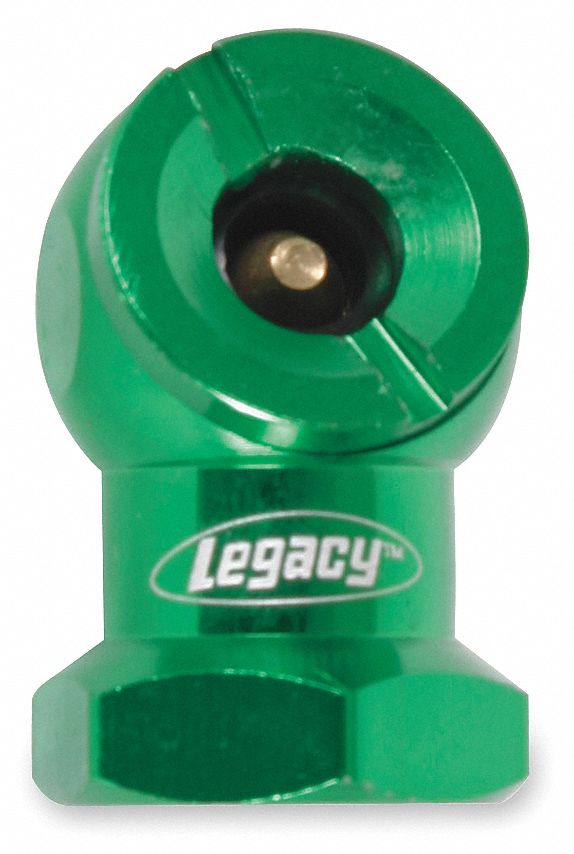 Tire Chuck, Ball Foot, 1/4 FNPT, Green