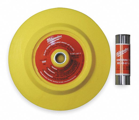 Polishing Backup Pad, 6.25 In Dia, HL