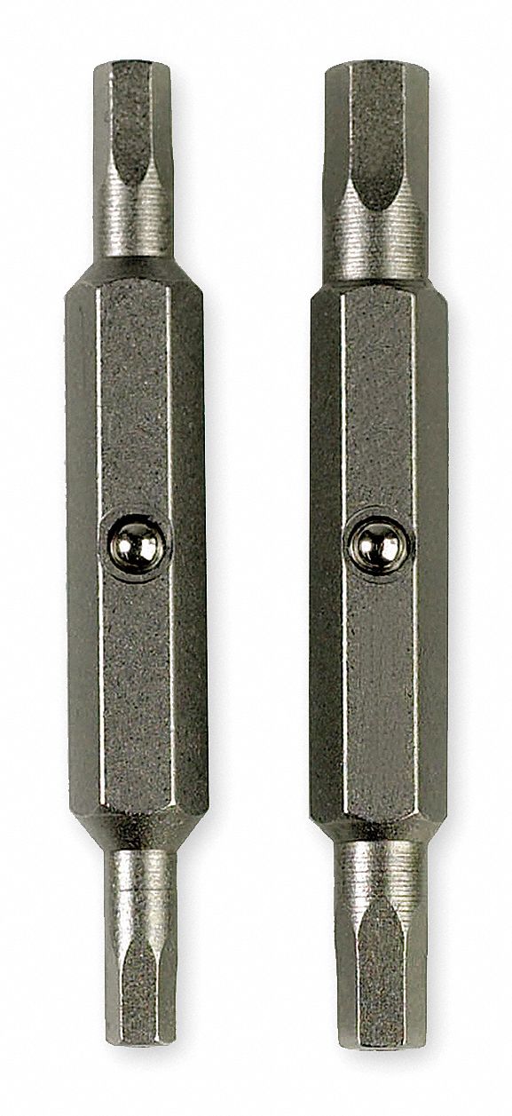 Power Bit Set, 3/32-9/64 Hex, PK 2