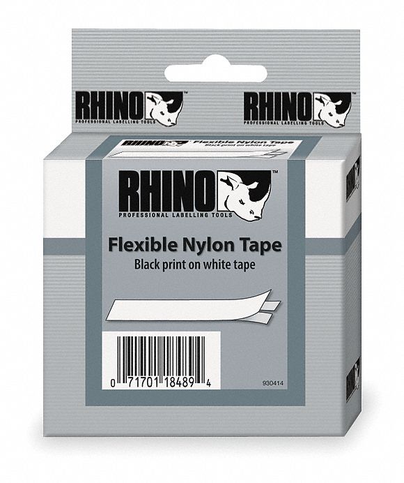 Label Cartridge, Black/White, 11-1/2 ft. L