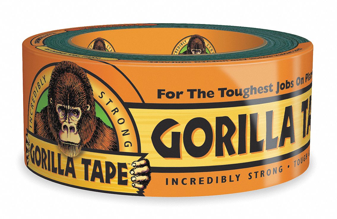Duct Tape, 2 In x 12 yd, 17 mil, Black