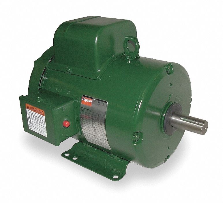 Farm Duty Mtr, Cap Start, TEFC, 5hp, 1740rpm