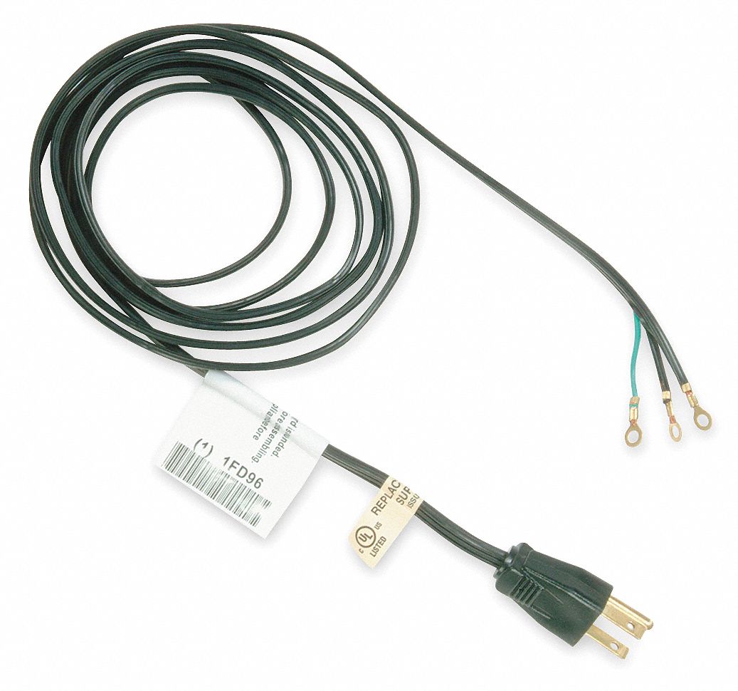 Power Cord, Light Duty, 8Ft, SPT-3, 13A