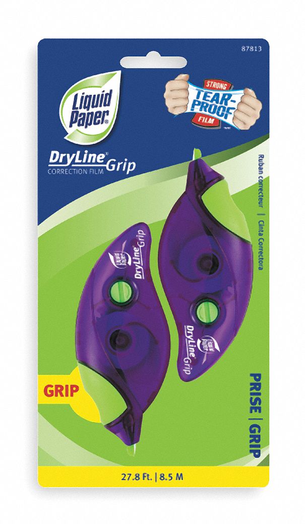Correction Tape, White, PK2