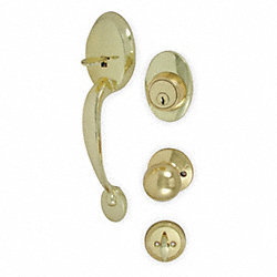 Lght Dty Knb Lockset w/Deadbolt, Entrance Lght Dty Knb Lockset w/Deadbolt, Entrance