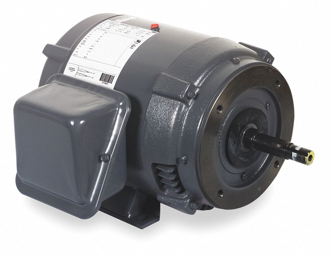 Pump Motor, Cap St, 5 HP, 1750, 230V, 213JM