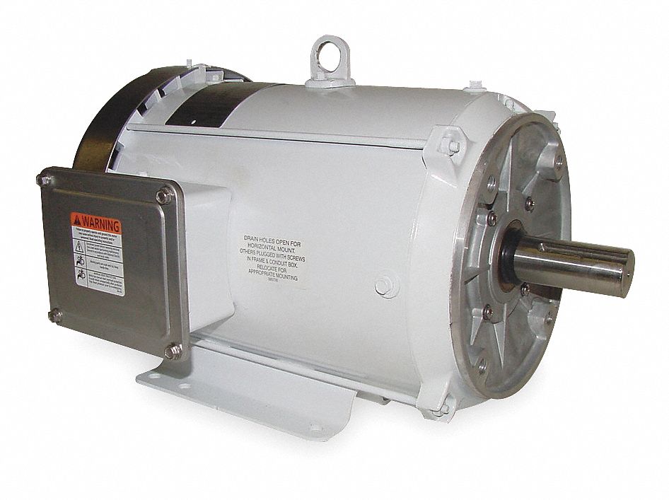 Washdown Motor, 3 Ph, TEFC, 10 HP, 1765 rpm