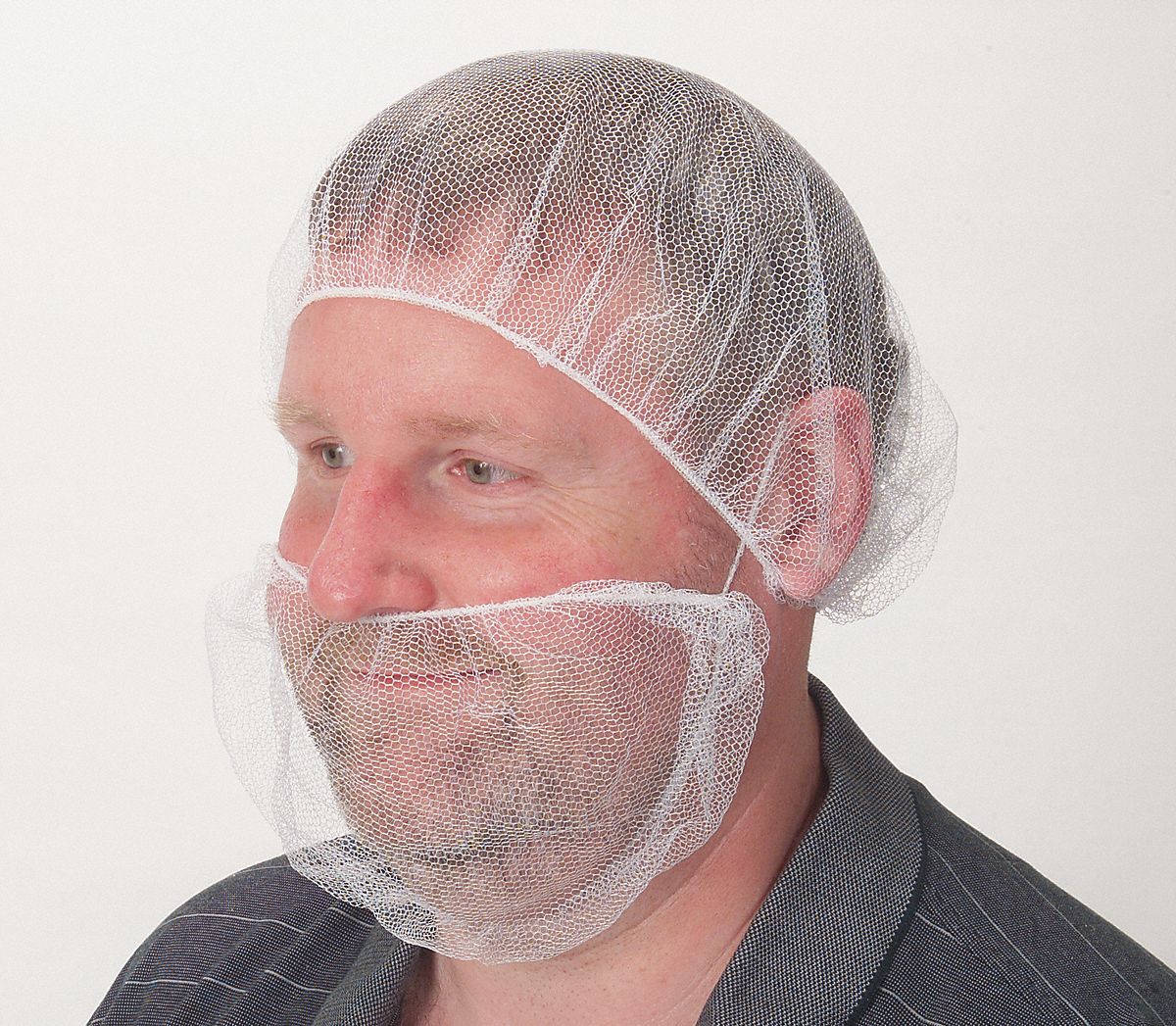 Beard Cover, White, Small, PK100