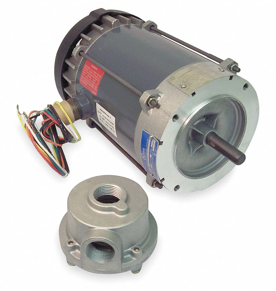 Hzrdus Loc Mtr, Cap Strt, TEFC, 1/3 HP, T3B