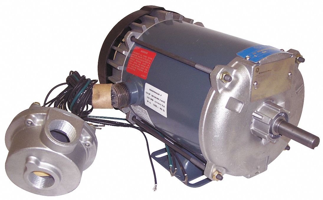 Hzrdus Loc Mtr, Cap Strt, TEFC, 3/4 HP, T3B