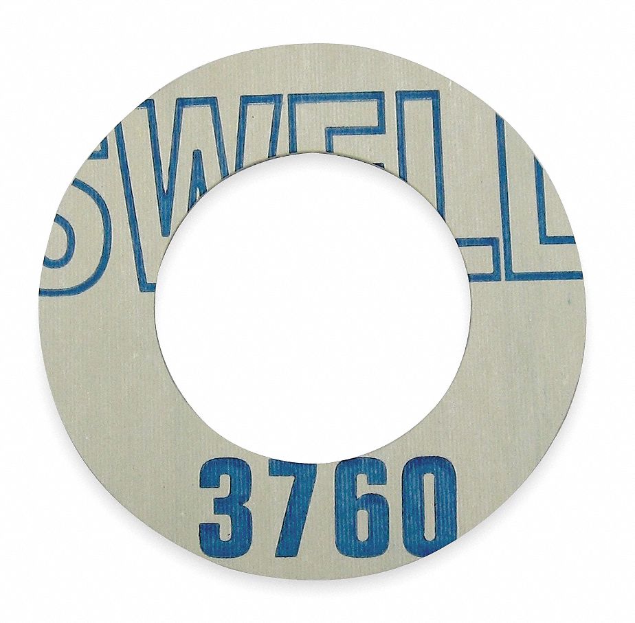 Gasket, Ring, 3/4 In, Synthetic Fiber, Blue