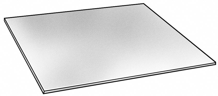 Rubber, Buna-N, 1/4 In Thick, 12 x 24 In