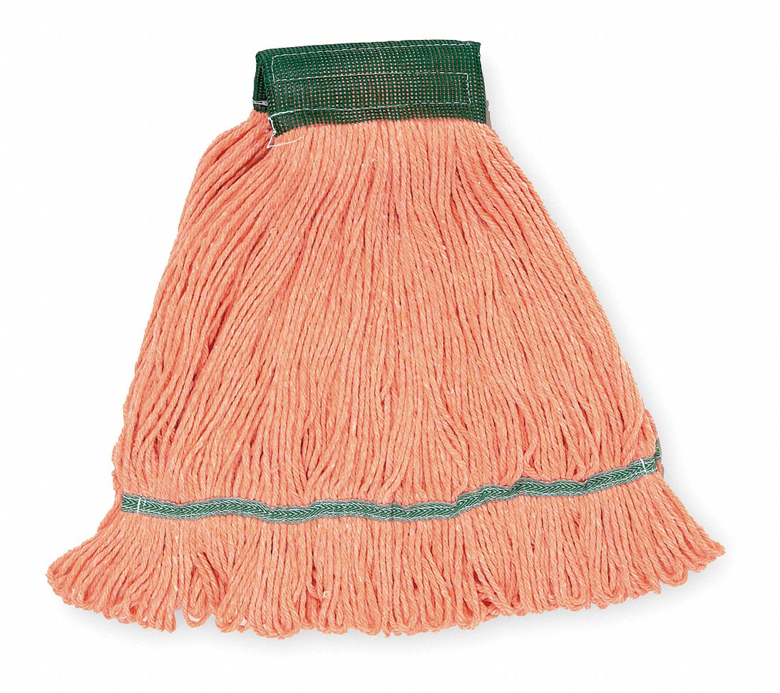 Wet Mop, Medium, Orange, Looped End